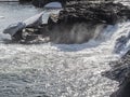 LangÃÂ¡rÃÂ³s river in BorgarfjÃÂ¶rÃÂ°ur in Iceland.