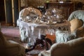 Lanhydrock House breakfast table settings