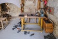 Shoemakers workshop preserved in the Cyprus village of Lania.