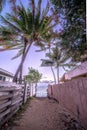 Lanikai Beach, Kailua, Oahu, Hawaii at  sunrise Royalty Free Stock Photo