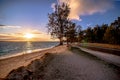 Lanikai Beach, Kailua, Oahu, Hawaii at sunrise