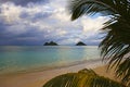 Lanikai beach in the late afternoon