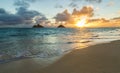 Lanikai Beach Sunrise Royalty Free Stock Photo