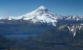 Lanin Volcano, Lakes District Royalty Free Stock Photo