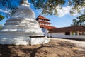 Lankatilaka Vihara is an ancient Buddhist temple situated in Udunuwara of Kandy, Sri Lanka Royalty Free Stock Photo