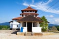 Lankatilaka Vihara is an ancient Buddhist temple situated in Udunuwara of Kandy, Sri Lanka Royalty Free Stock Photo