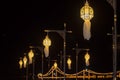 Lanna lantern, lanterns thai style decoration at Loi Krathong Sai Festival Tak, Thailand.