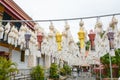 Lanna lantern or Yi peng, thai lantern in northern thai style lanterns ,Chiang Mai, Thailand Royalty Free Stock Photo