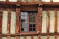 Lannion (Brittany): haÃÂ²f-timbered house Royalty Free Stock Photo