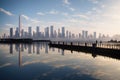Reflections in Puddles Capture made with generative ai