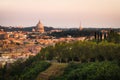 Lanscape of Rome From Monte Mario Royalty Free Stock Photo