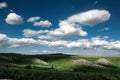 Lanscape shot of the Divnogor hiils at Lipetskaya oblast, Russia