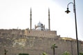 lanscape view of the salahuddin citadel and ali pasha mosque