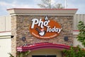 Lansdale, Pennsylvania, U.S - October 21, 2023 - The sign of the Vietnamese restaurant Pho Today