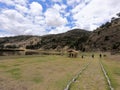 lansdcape complejo arqueologico intihuatana, Pumacocha, Ayacucho Royalty Free Stock Photo