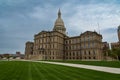 Lansing MI - May 6, 2023: Capital Building for the State of Michigan
