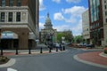 Lansing, Michigan with State Capitol Building Royalty Free Stock Photo