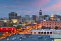 Lansing, Michigan, USA Downtown City Skyline Royalty Free Stock Photo