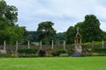 Lantern on Balustrade, Montacute House,Somerset, England Royalty Free Stock Photo