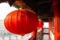 Lantern in Bell Tower, Xi`an, China Royalty Free Stock Photo