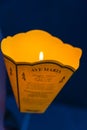 Lantern and candle Royalty Free Stock Photo