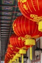 Lantern in Chinese temple Royalty Free Stock Photo