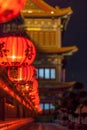 Lantern in Chinese temple