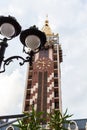 lantern and clock tower on Piazza Square in Batumi