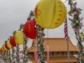 Lantern colors chinese celebration at Hsi Lai Temple