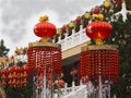 Lantern colors chinese celebration at Hsi Lai Temple