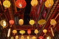 Lantern decorations in Shanghai Yu Garden during Chinese New Year Lantern Festival Royalty Free Stock Photo