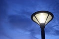 Lantern electric lamp for irradiate in night.