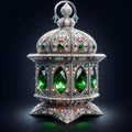 A lantern Fanos Ramadan decoration jewelry ai generator Royalty Free Stock Photo