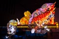 Lantern floats for Nebuta Festival in Aomori, Japan