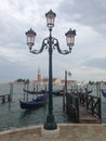 Lantern in front of San Giorgio Maggiore Venice, Italy