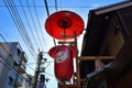 Lantern of gion festival in kyoto, japan Royalty Free Stock Photo