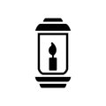 Lantern icon vector design template basic RGB Royalty Free Stock Photo