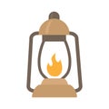 Lantern icon vector design template basic RGB Royalty Free Stock Photo