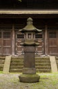 Lantern in japaneese garden Sankei-en Royalty Free Stock Photo