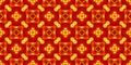 Lantern light elements seamless abstract pattern