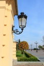 Lantern in the Mariinsky Palace in Kiev Royalty Free Stock Photo