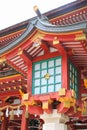 Lantern outside Japanese Shinto Shrine