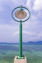 Lantern at Phuket pier, Thailand.