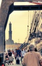 Lantern of the port of Genoa Royalty Free Stock Photo