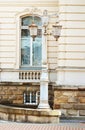 Lantern in Potocki Palace in Lviv, Ukraine Royalty Free Stock Photo