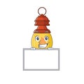 Lantern Scroll cartoon character style grinning with board