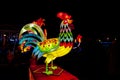 Lantern in the shape of a symbol of the year - Rooster.