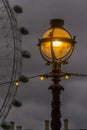 Lantern on the street in London