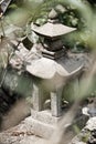 Lantern in temple near Perfume Pagoda Royalty Free Stock Photo