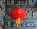 A lantern at the temple in Penang, Malaysia Royalty Free Stock Photo